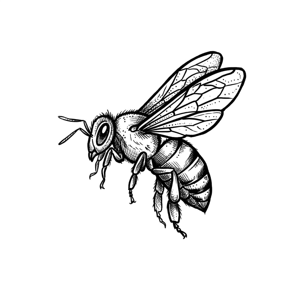 Bee Tattoos tattoo design idea 2