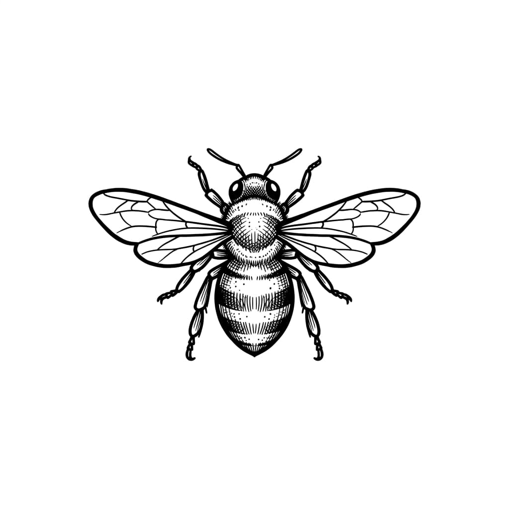 Bee Tattoos tattoo design idea 3