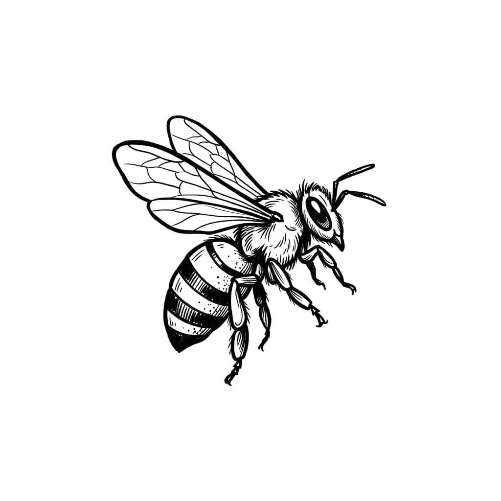 Bee Tattoos tattoo design idea 4