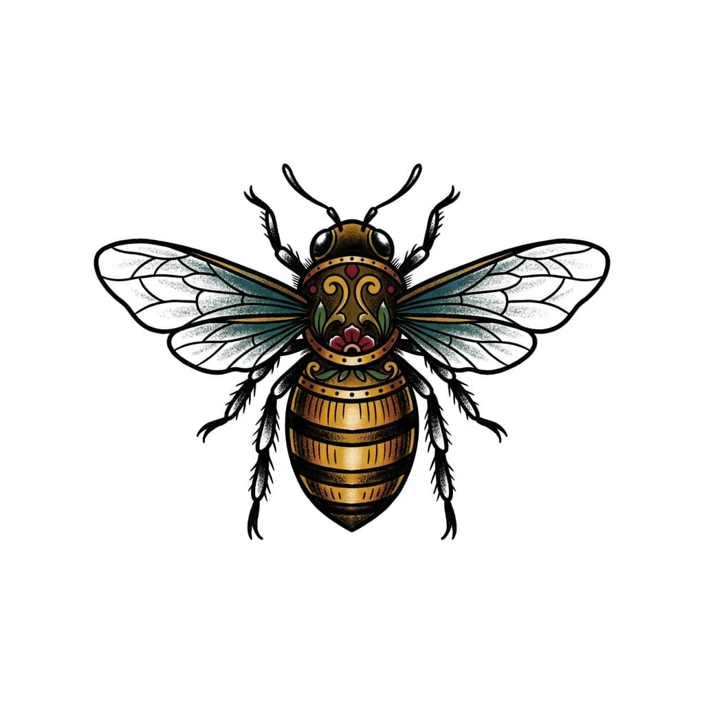 Bee Tattoos tattoo design idea 9