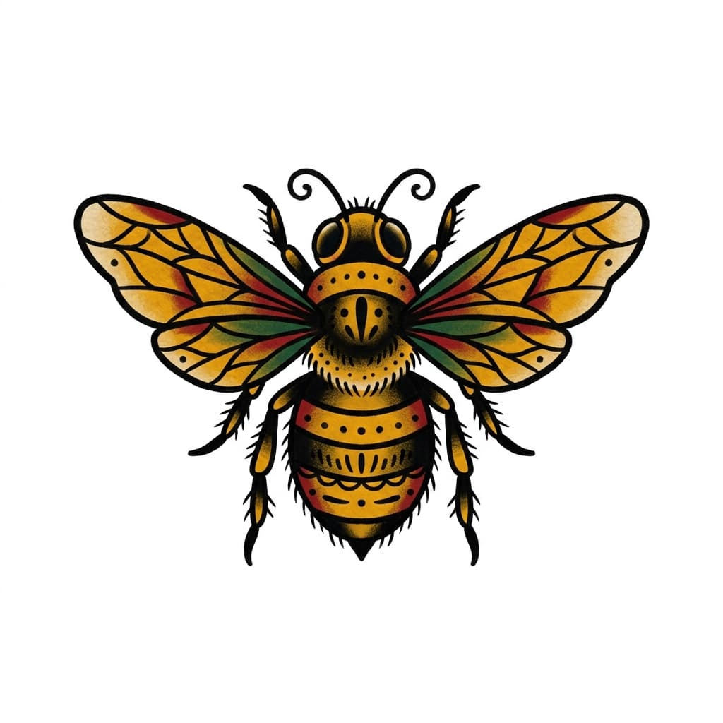 Bee Tattoos tattoo design idea 11