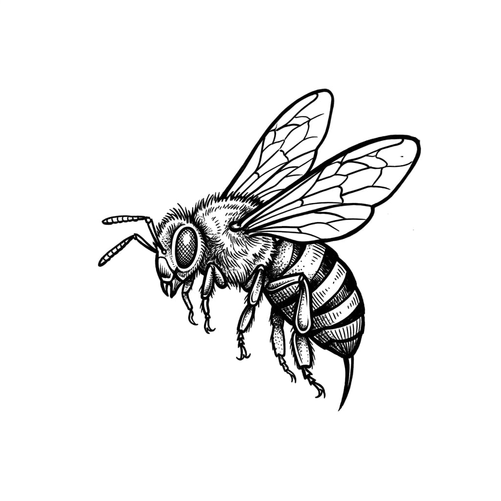 Bee Tattoos tattoo design idea 16