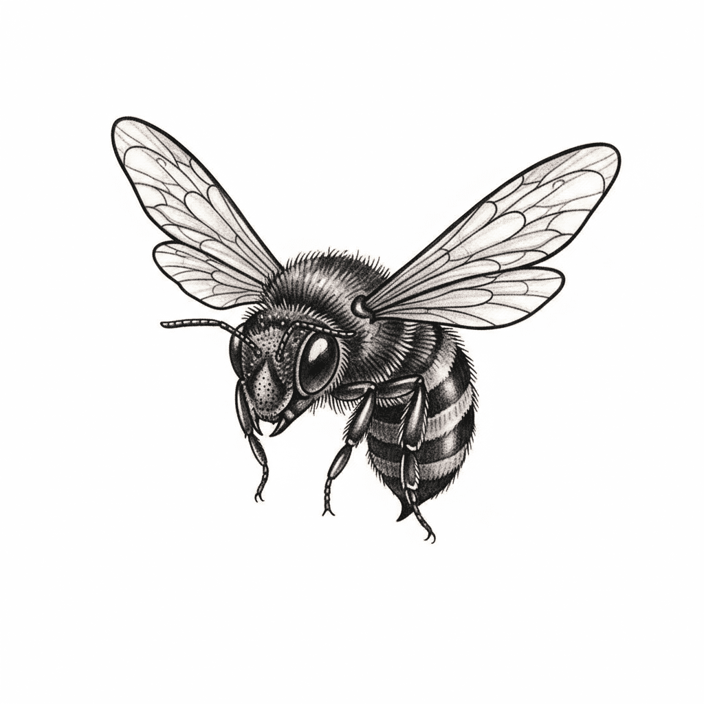 Bee Tattoos tattoo design idea 21