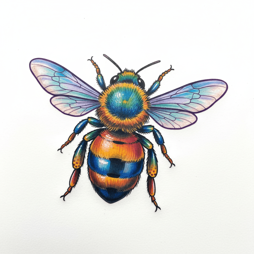 Bee Tattoos tattoo design idea 23