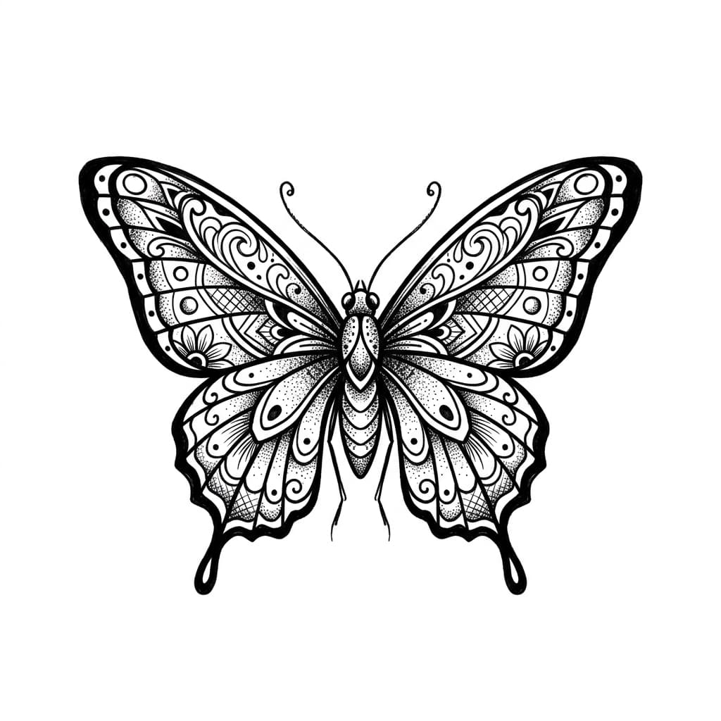 Butterfly Tattoos tattoo design idea 4