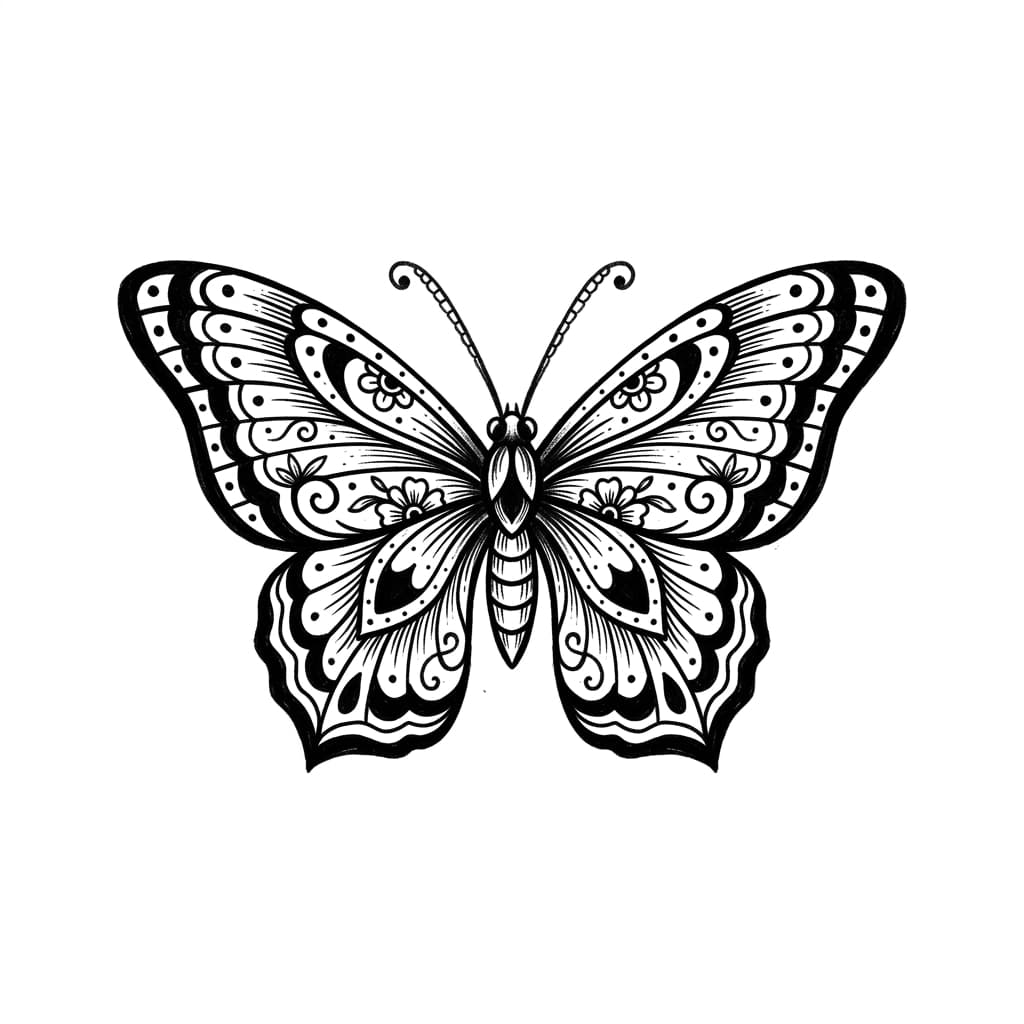 Butterfly Tattoos tattoo design idea 7