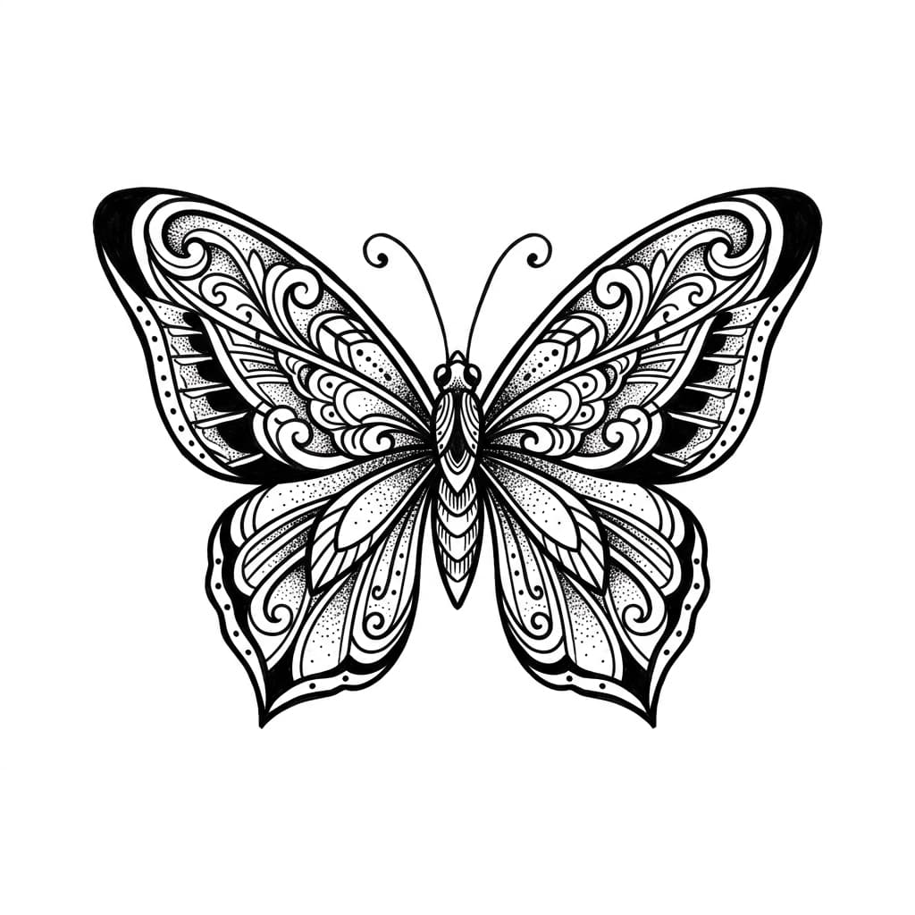 Butterfly Tattoos tattoo design idea 8