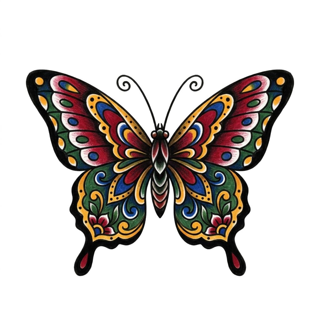 Butterfly Tattoos tattoo design idea 10