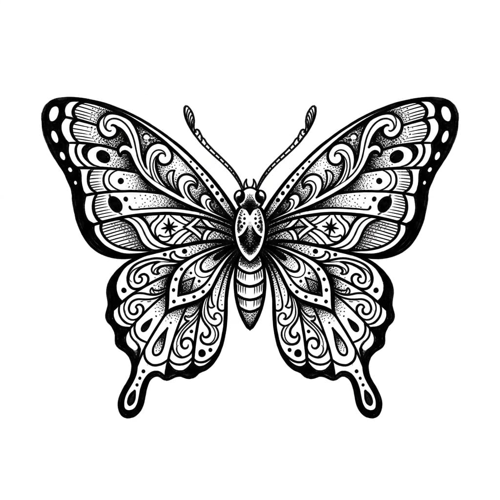 Butterfly Tattoos tattoo design idea 16