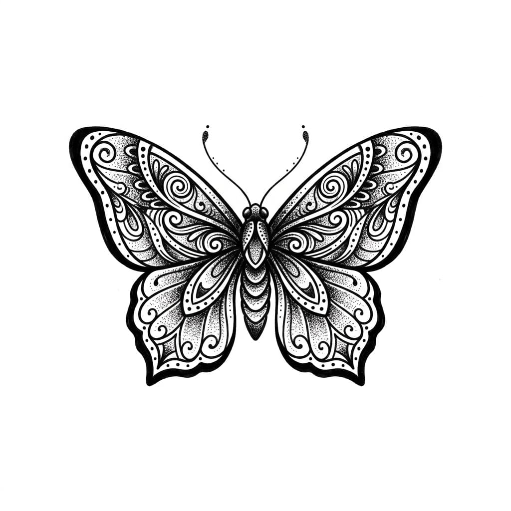 Butterfly Tattoos tattoo design idea 18