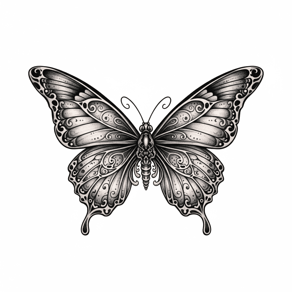 Butterfly Tattoos tattoo design idea 21