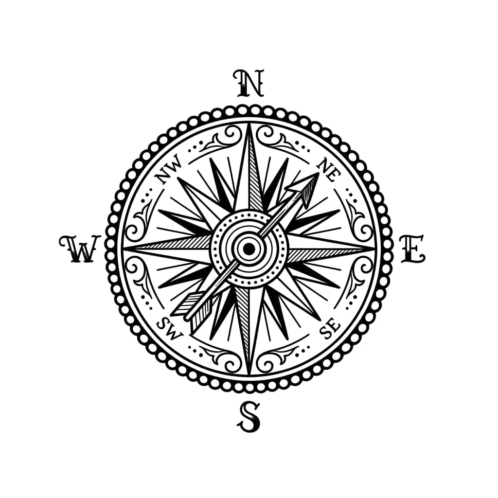 Compass Tattoos tattoo design idea 2