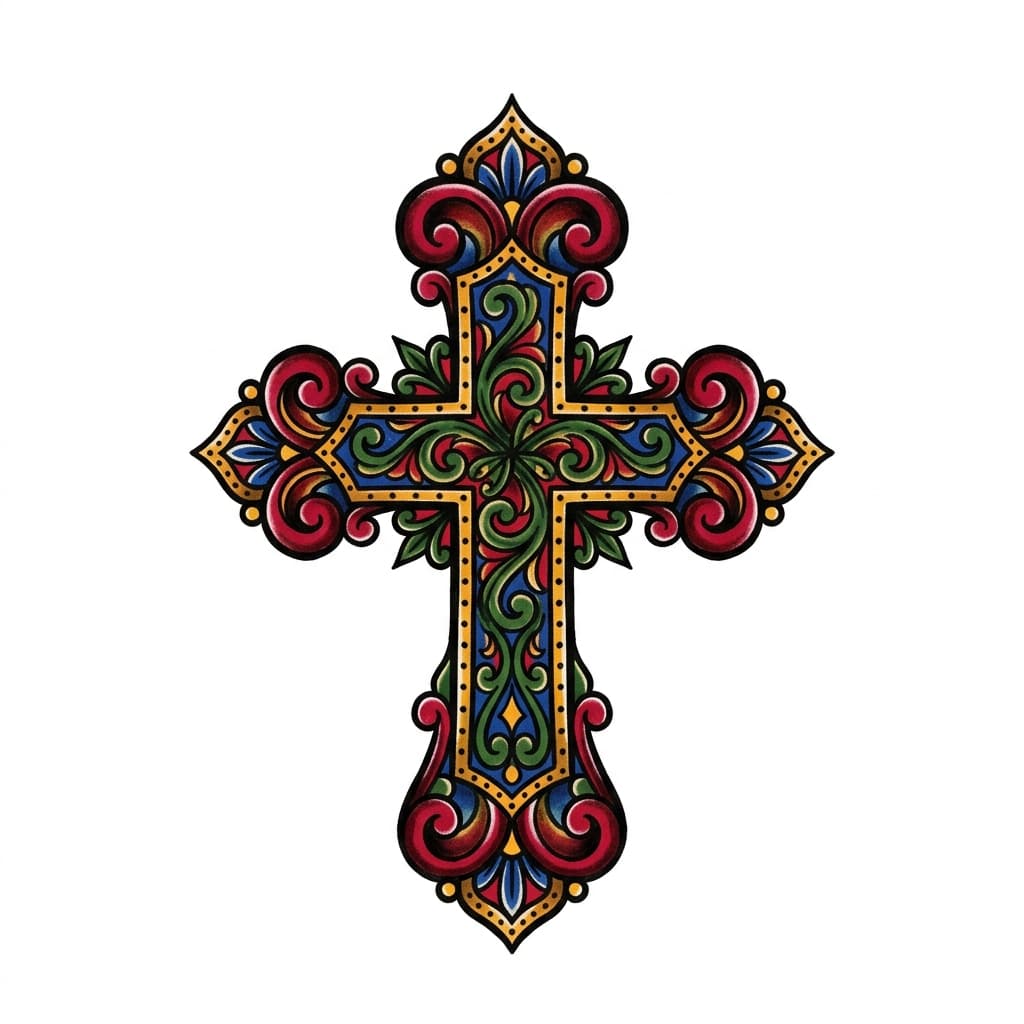 Cross Tattoos tattoo design idea 10
