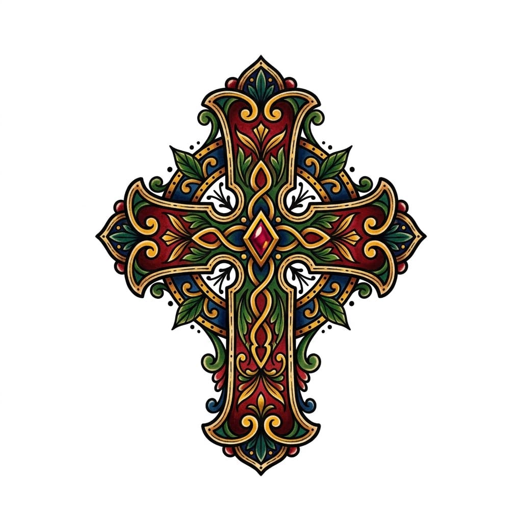 Cross Tattoos tattoo design idea 13