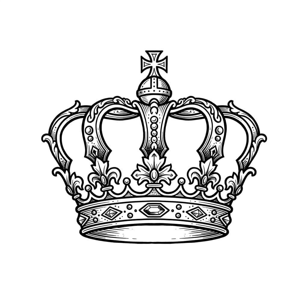 Crown Tattoos — AI-generated design examples