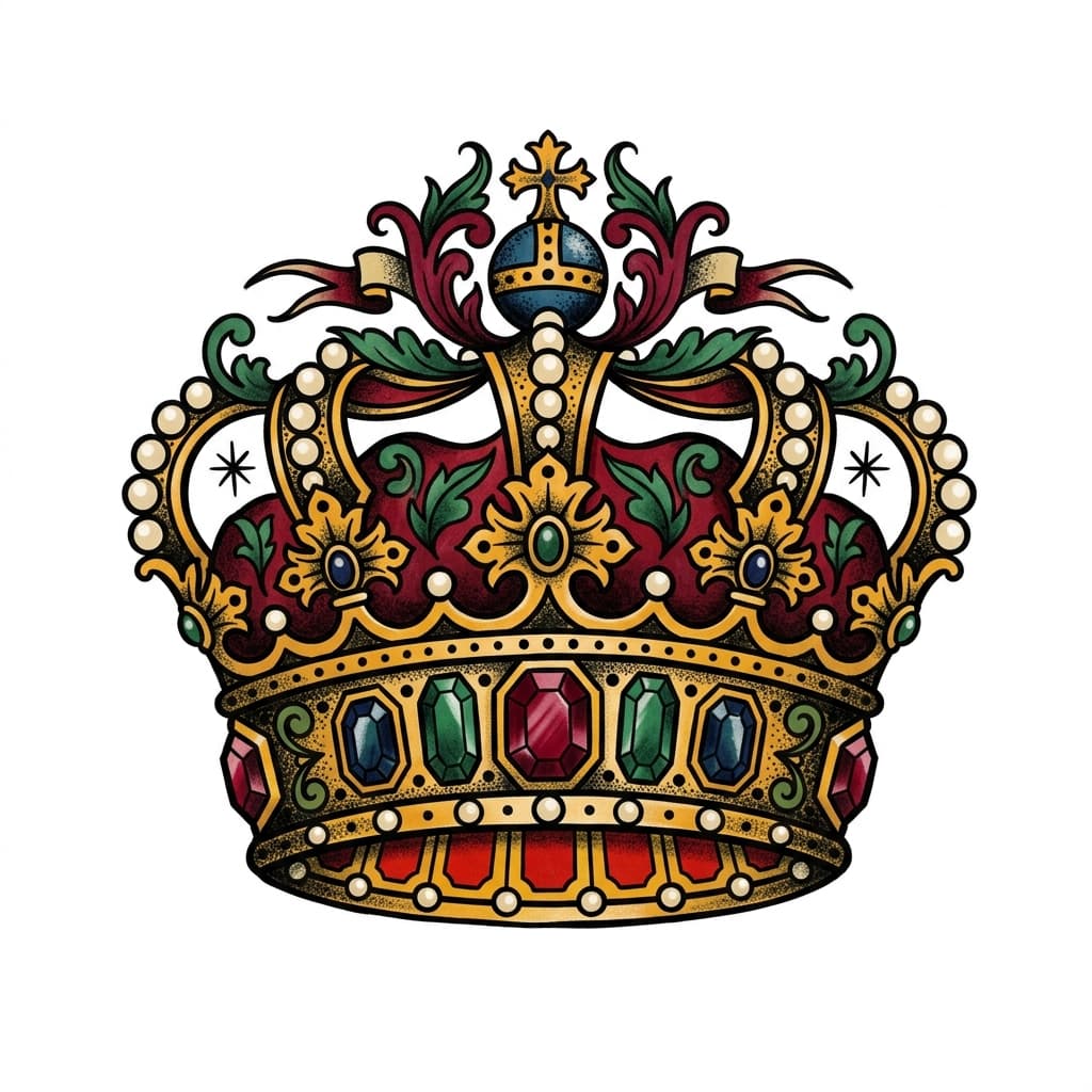 Crown Tattoos tattoo design idea 10