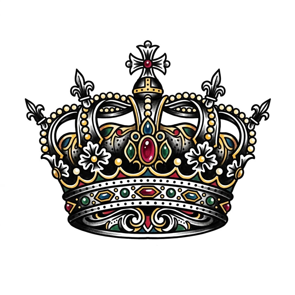 Crown Tattoos tattoo design idea 11