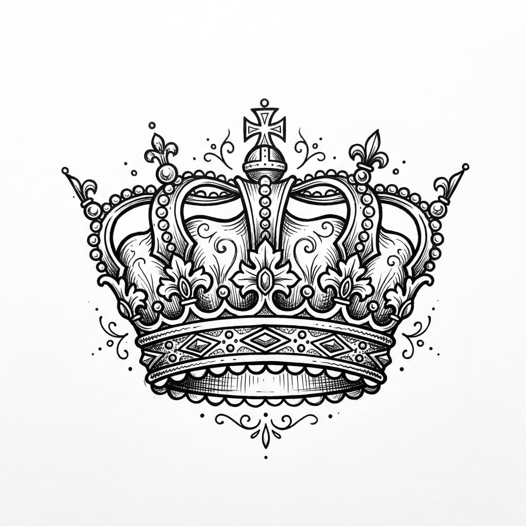 Crown Tattoos tattoo design idea 19