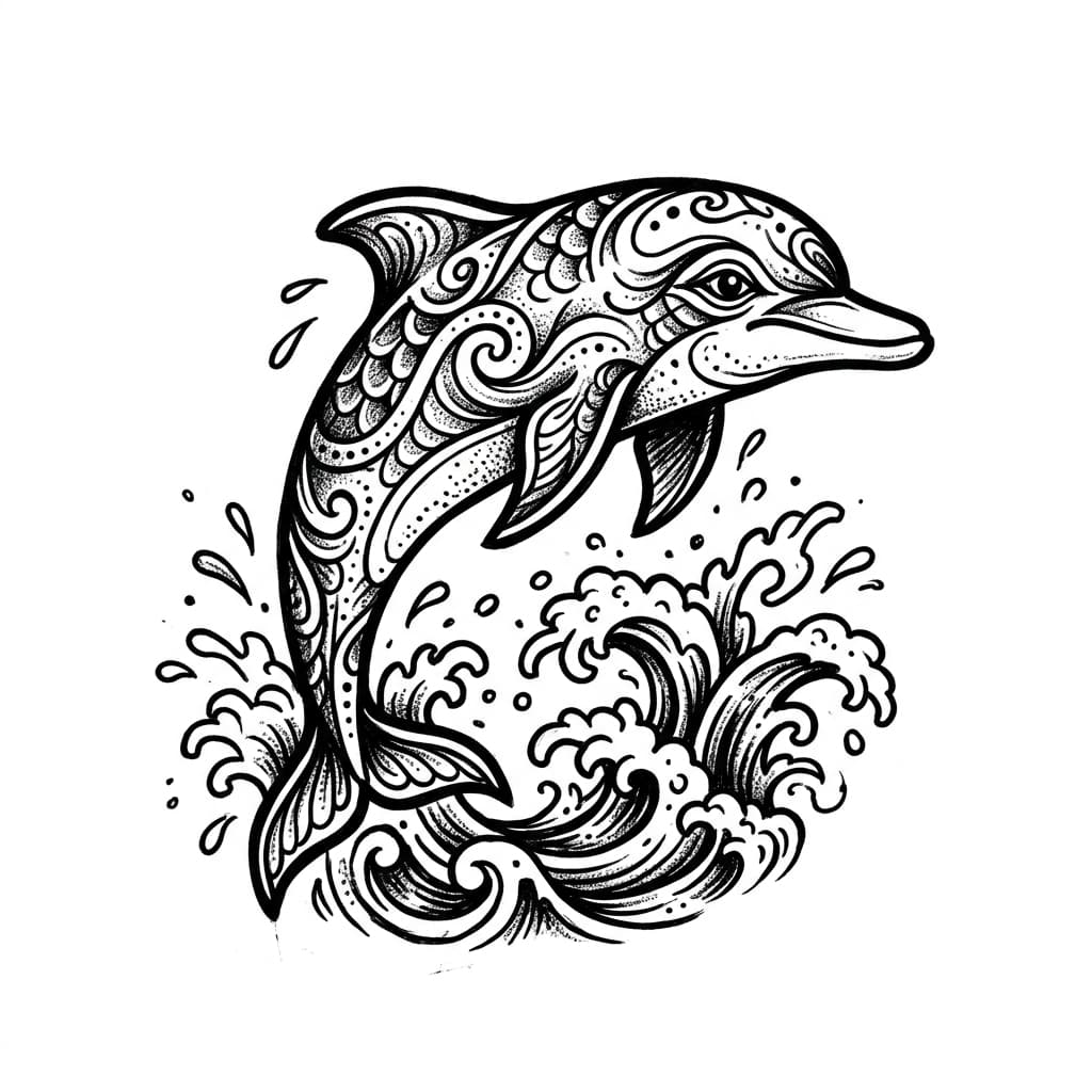 Dolphin Tattoos tattoo design idea 4