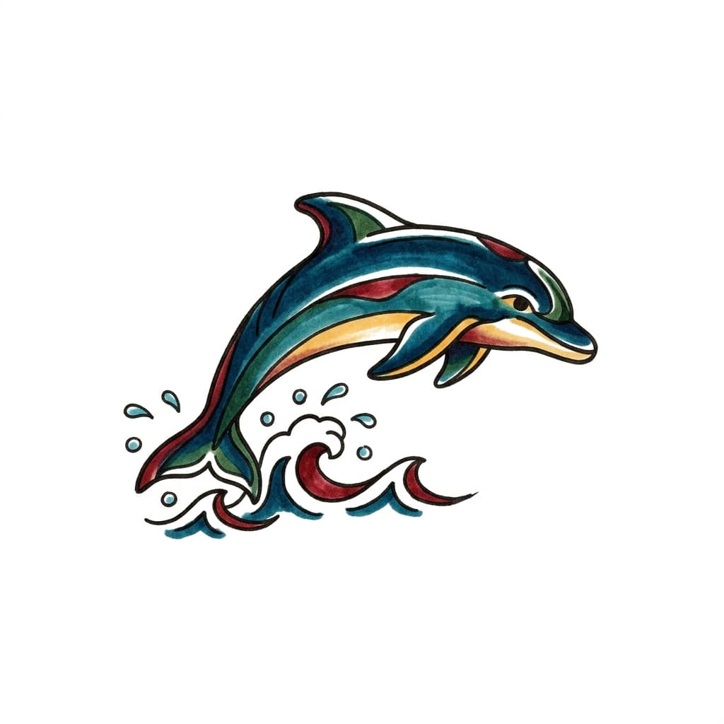 Dolphin Tattoos tattoo design idea 9