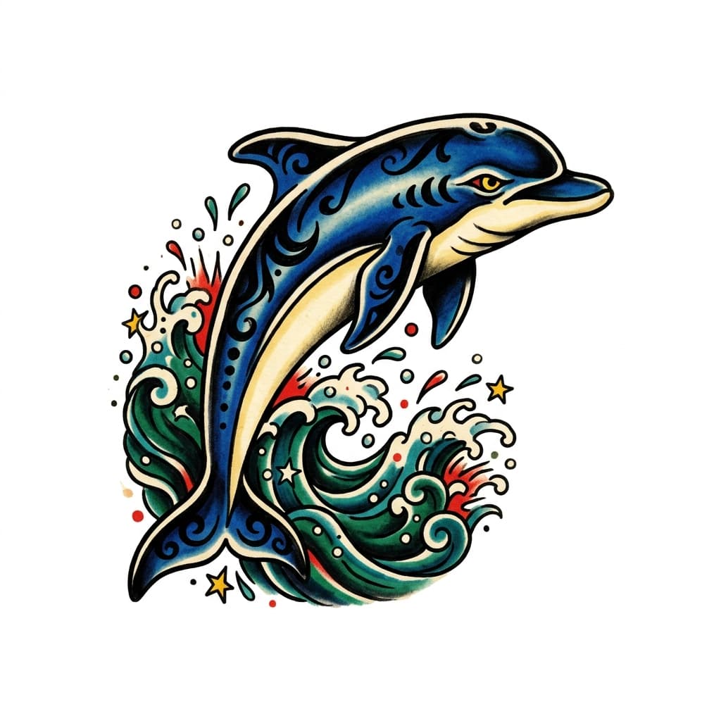 Dolphin Tattoos tattoo design idea 13