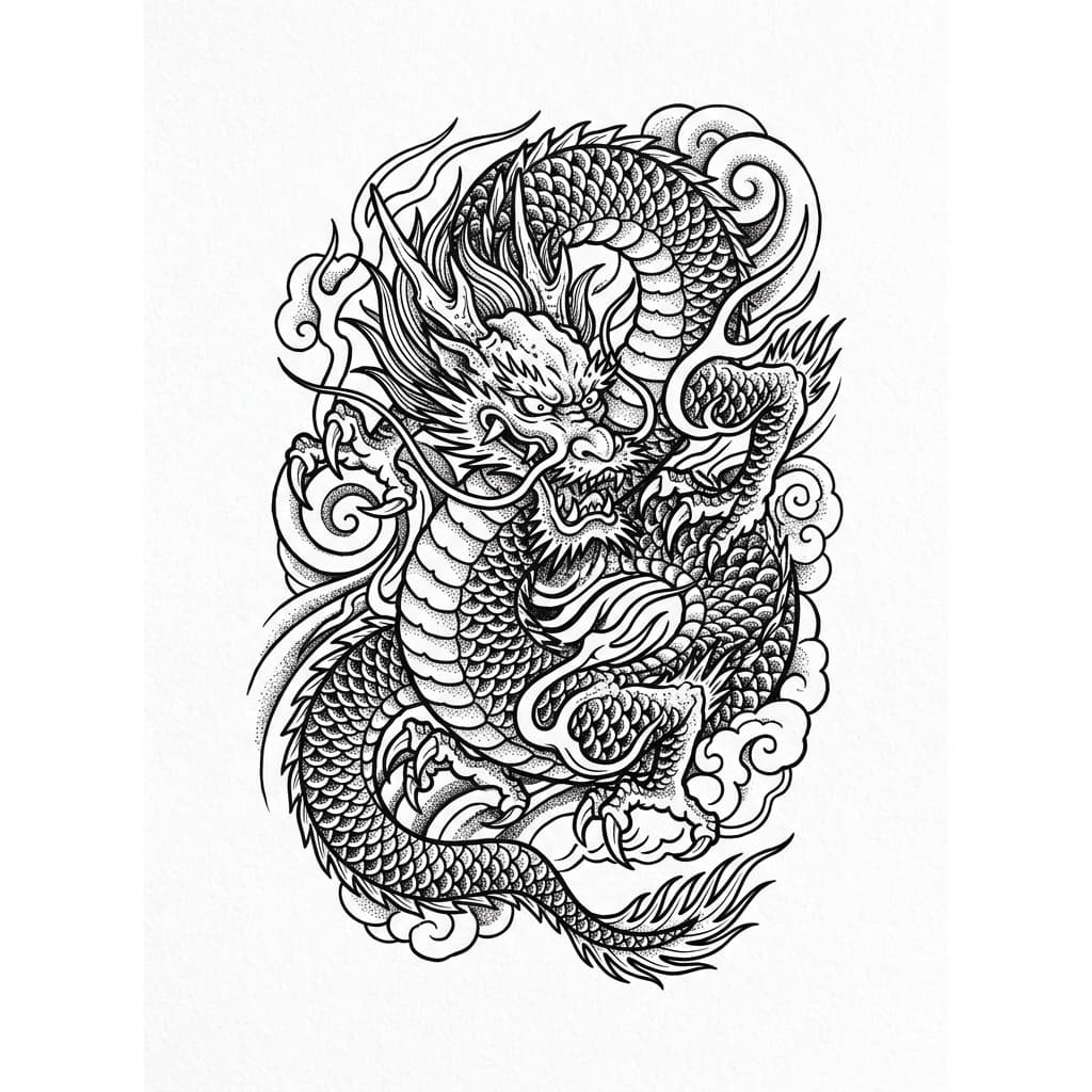 Dragon Tattoos tattoo design idea 3