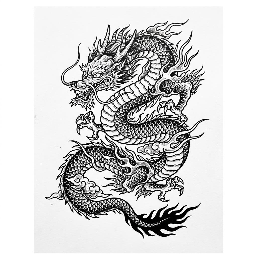 Dragon Tattoos tattoo design idea 4