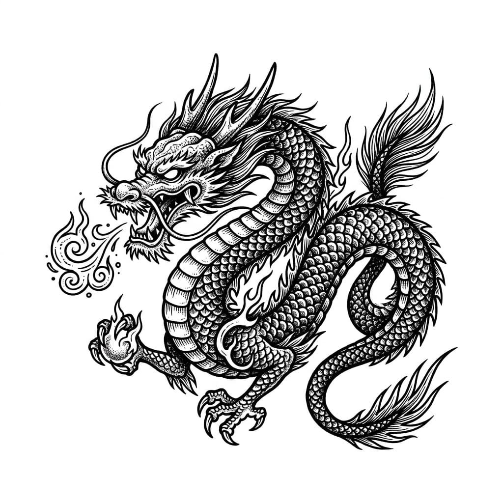 Dragon Tattoos tattoo design idea 6