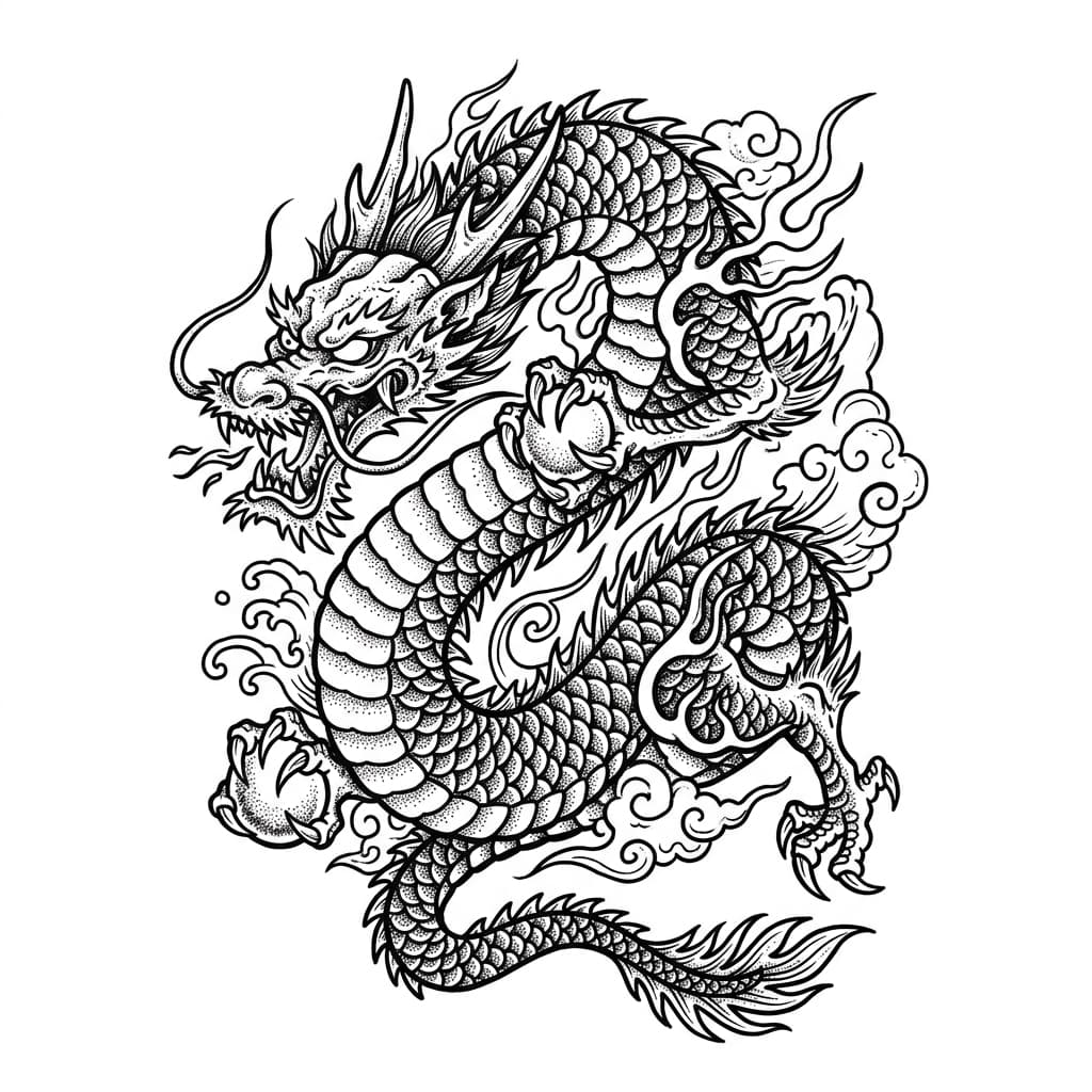 Dragon Tattoos tattoo design idea 8