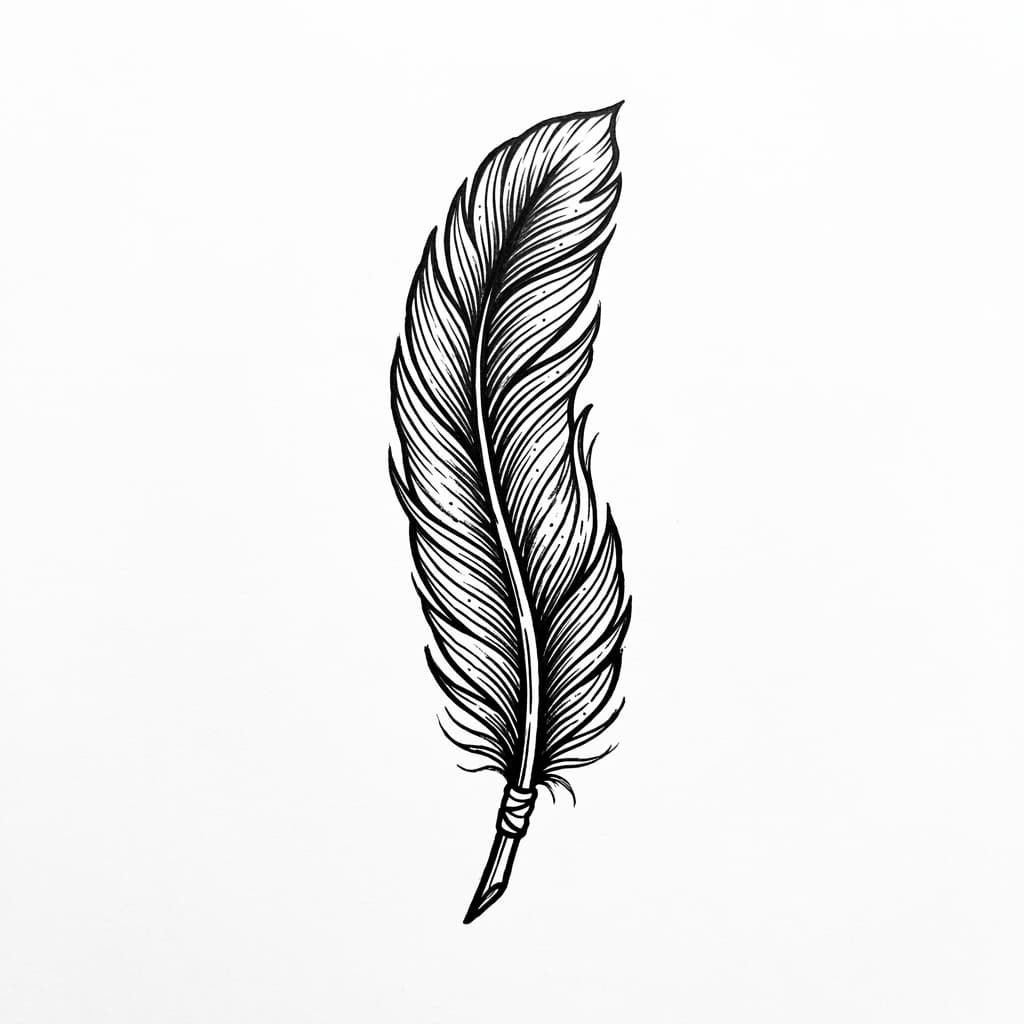 Feather Tattoos tattoo design idea 14