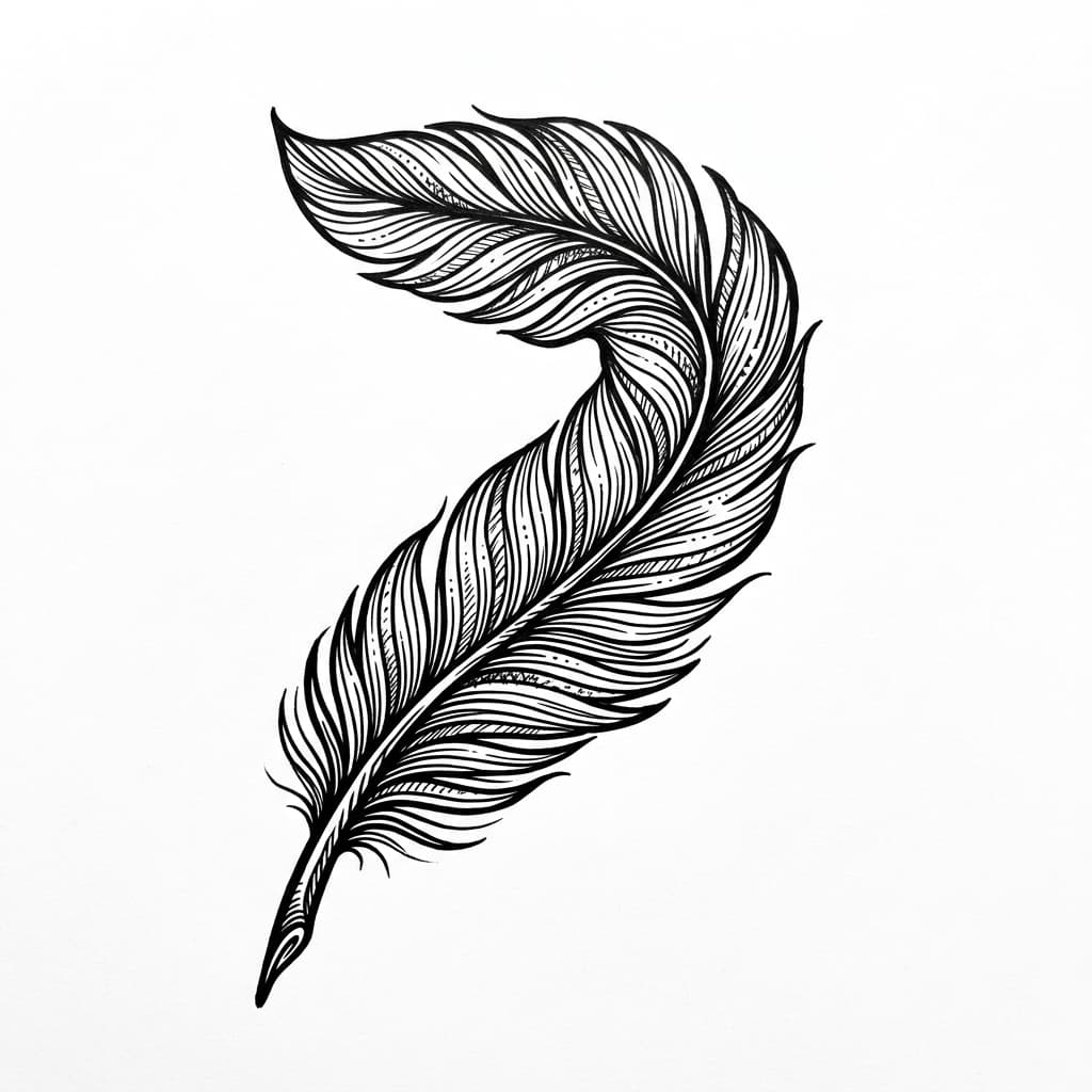 Feather Tattoos tattoo design idea 15