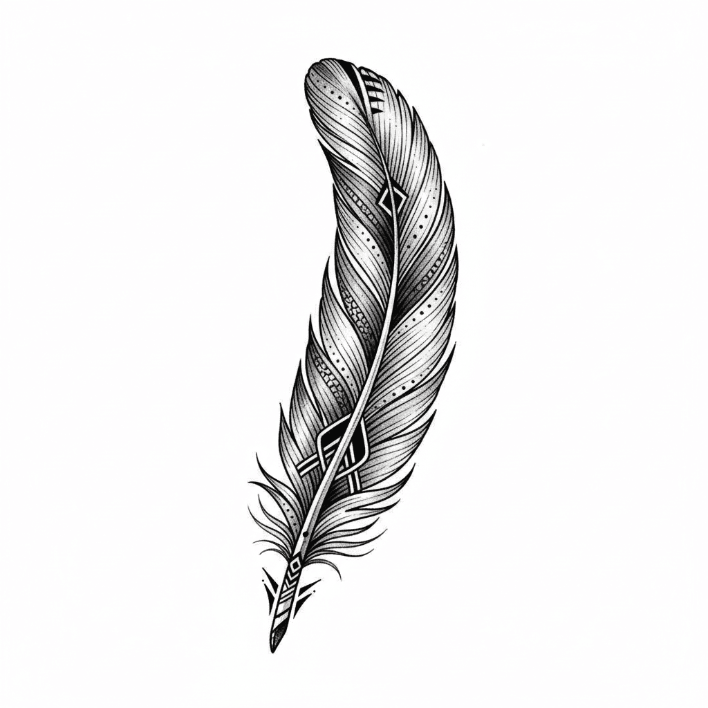 Feather Tattoos tattoo design idea 24