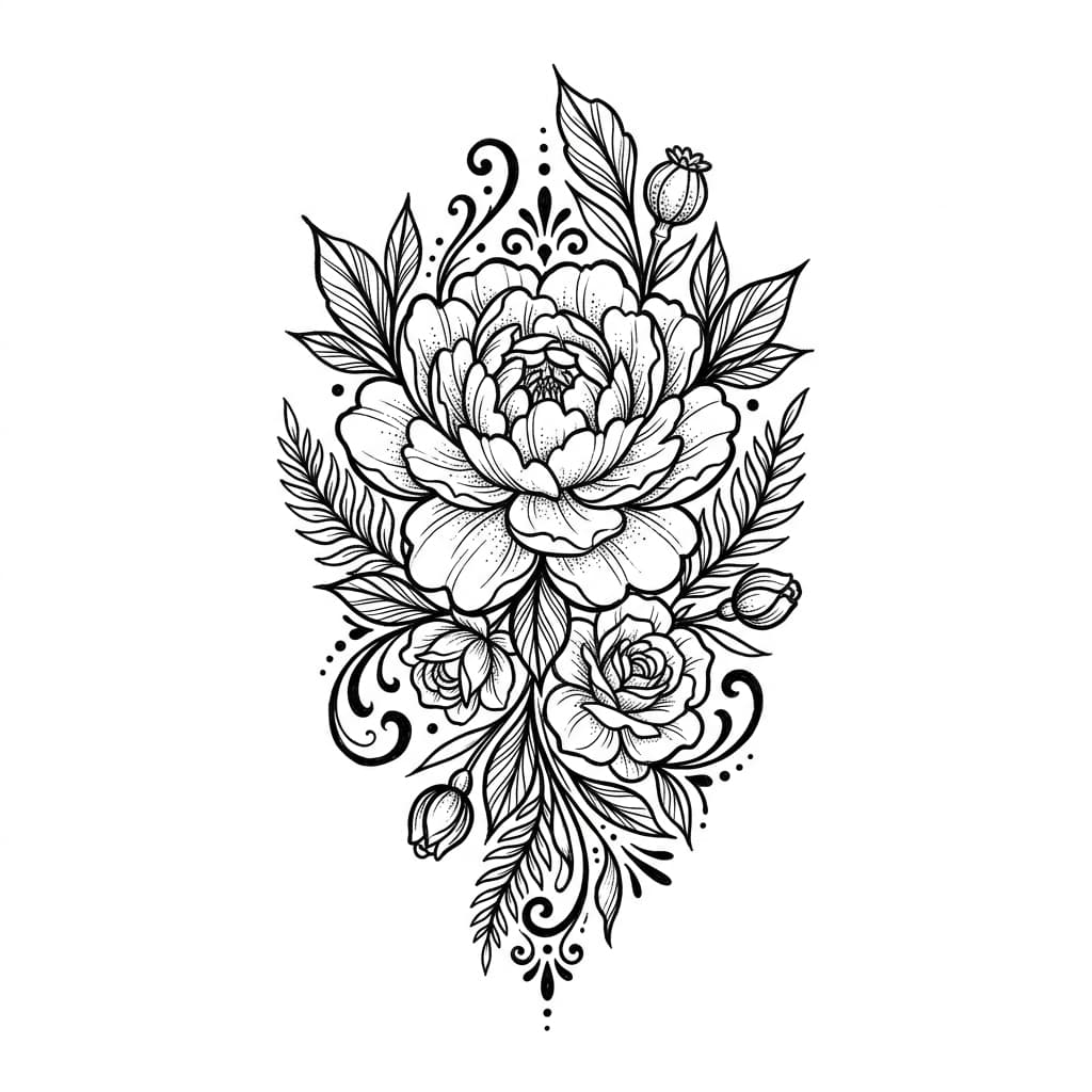 Flower Tattoos tattoo design idea 3