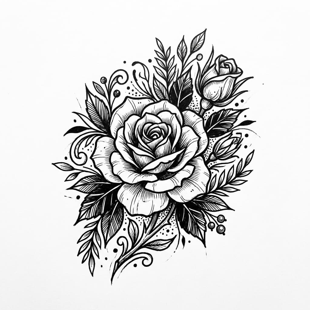 Flower Tattoos tattoo design idea 7