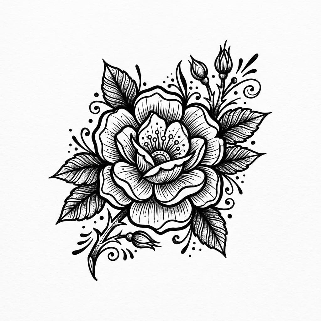 Flower Tattoos tattoo design idea 16