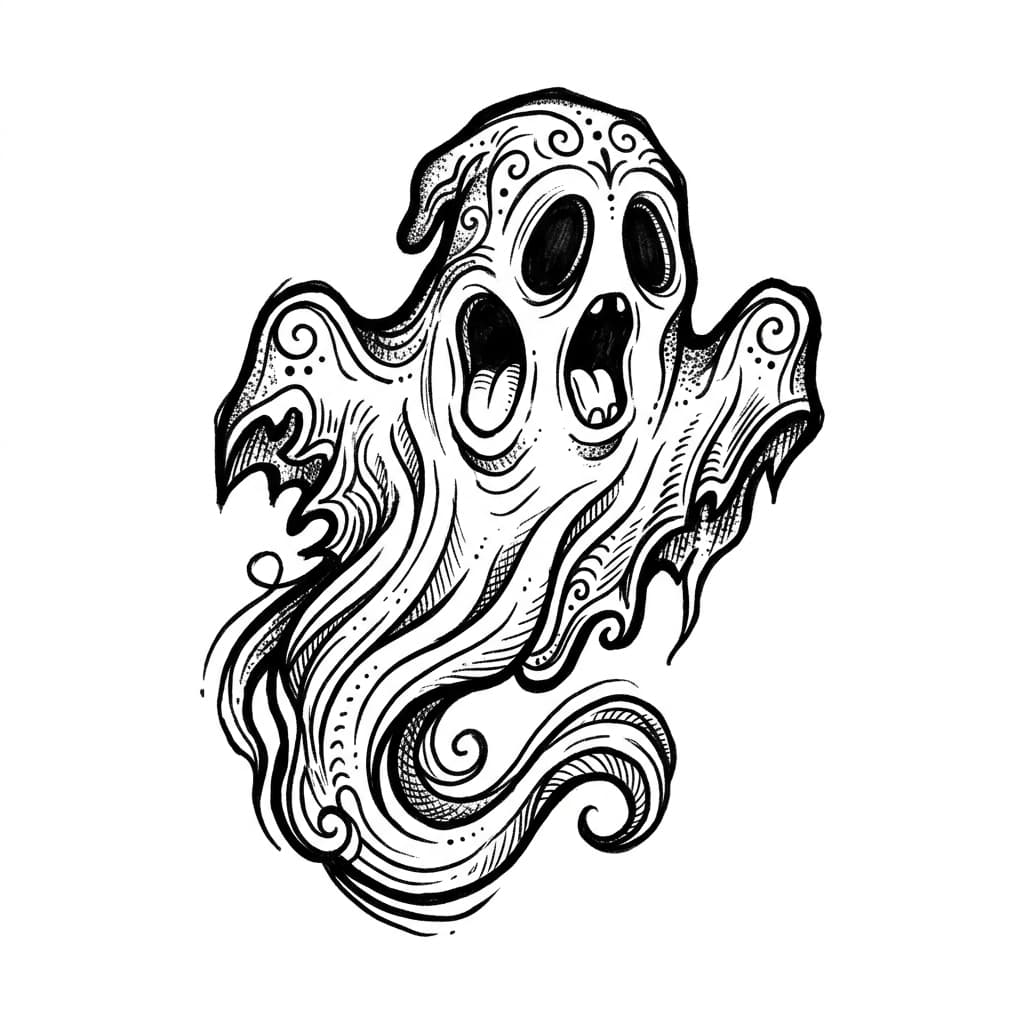 Ghost Tattoos tattoo design idea 2