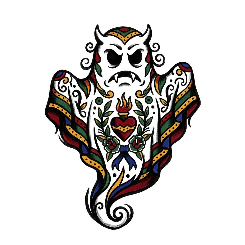 Ghost Tattoos tattoo design idea 13