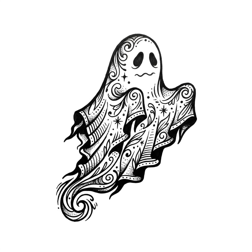 Ghost Tattoos tattoo design idea 18