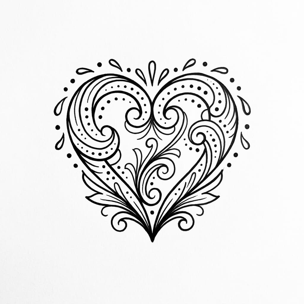 Heart Tattoos tattoo design idea 3