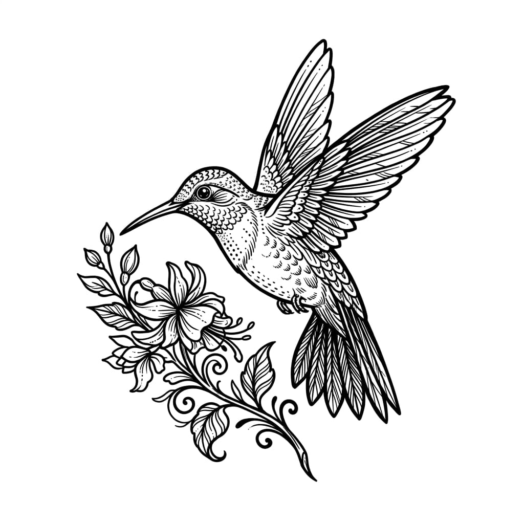 Hummingbird Tattoos tattoo design idea 5