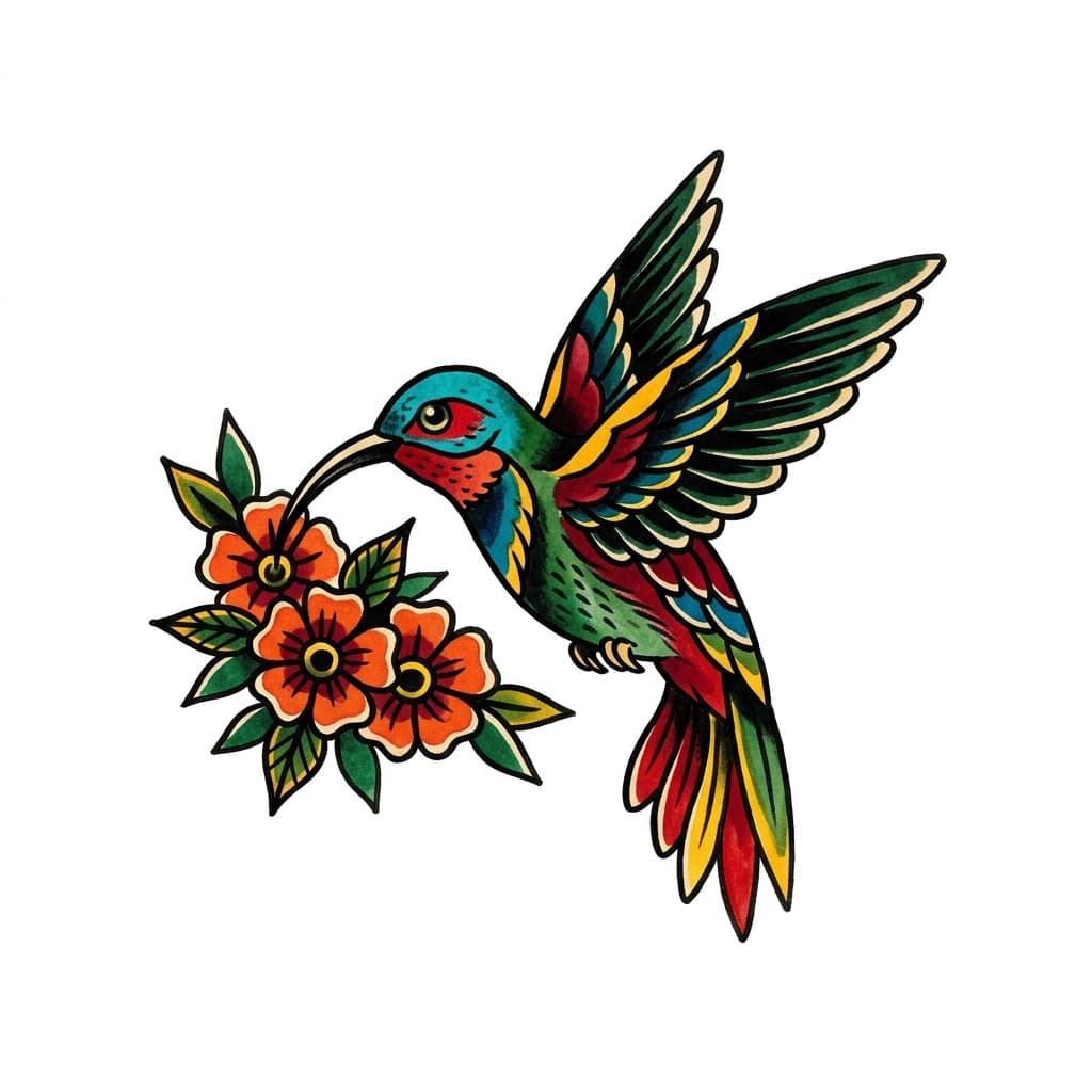 Hummingbird Tattoos tattoo design idea 10