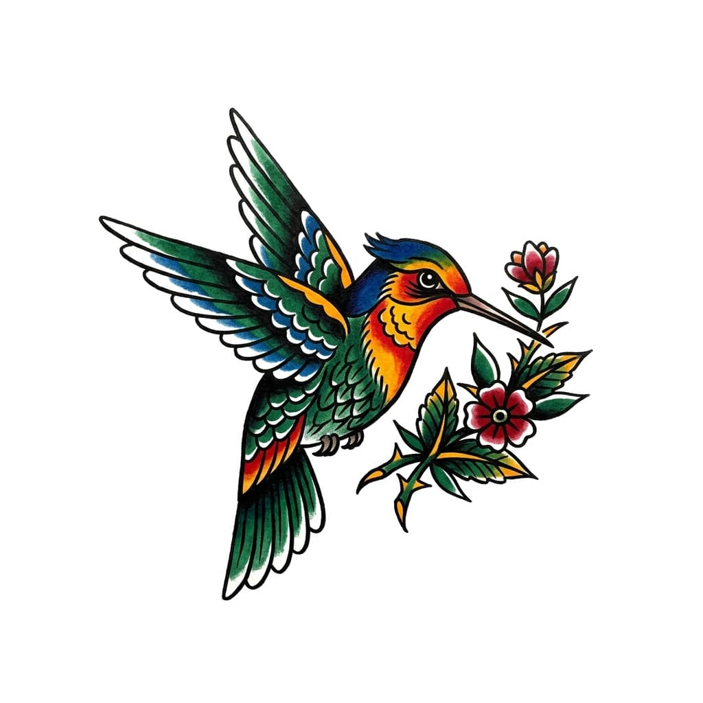 Hummingbird Tattoos tattoo design idea 13