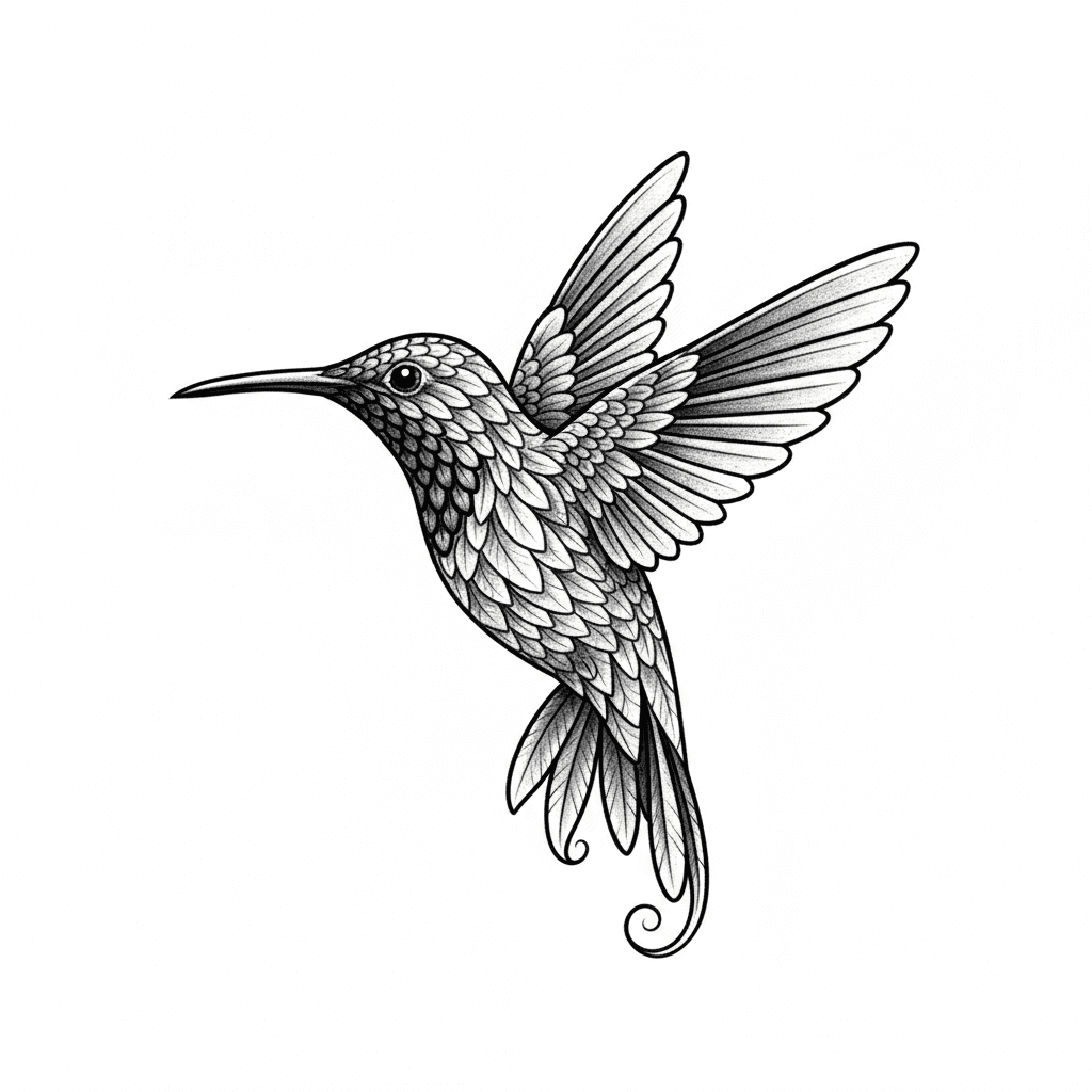 Hummingbird Tattoos tattoo design idea 24