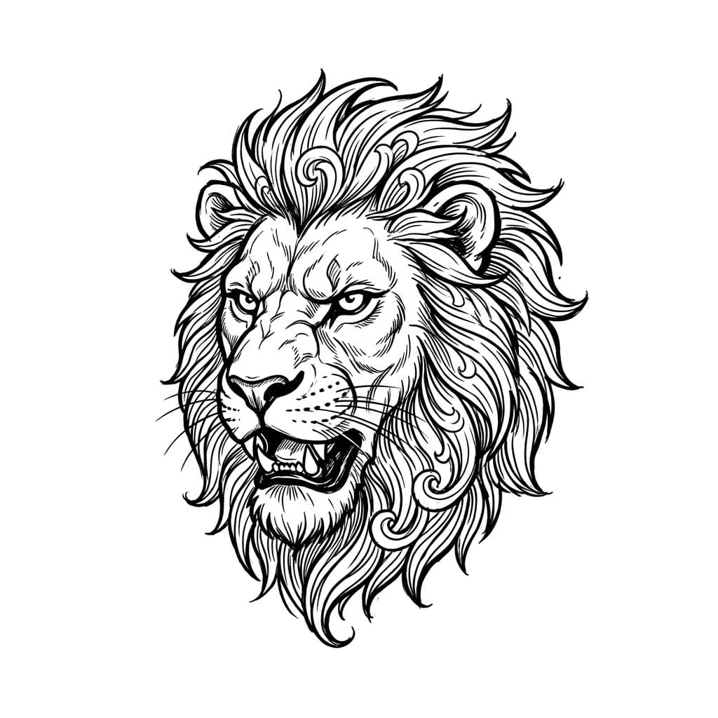 Lion Tattoos tattoo design idea 2