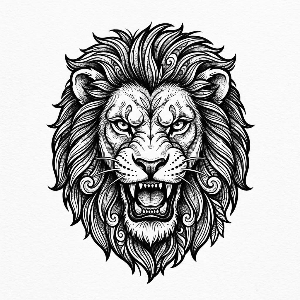 Lion Tattoos tattoo design idea 8