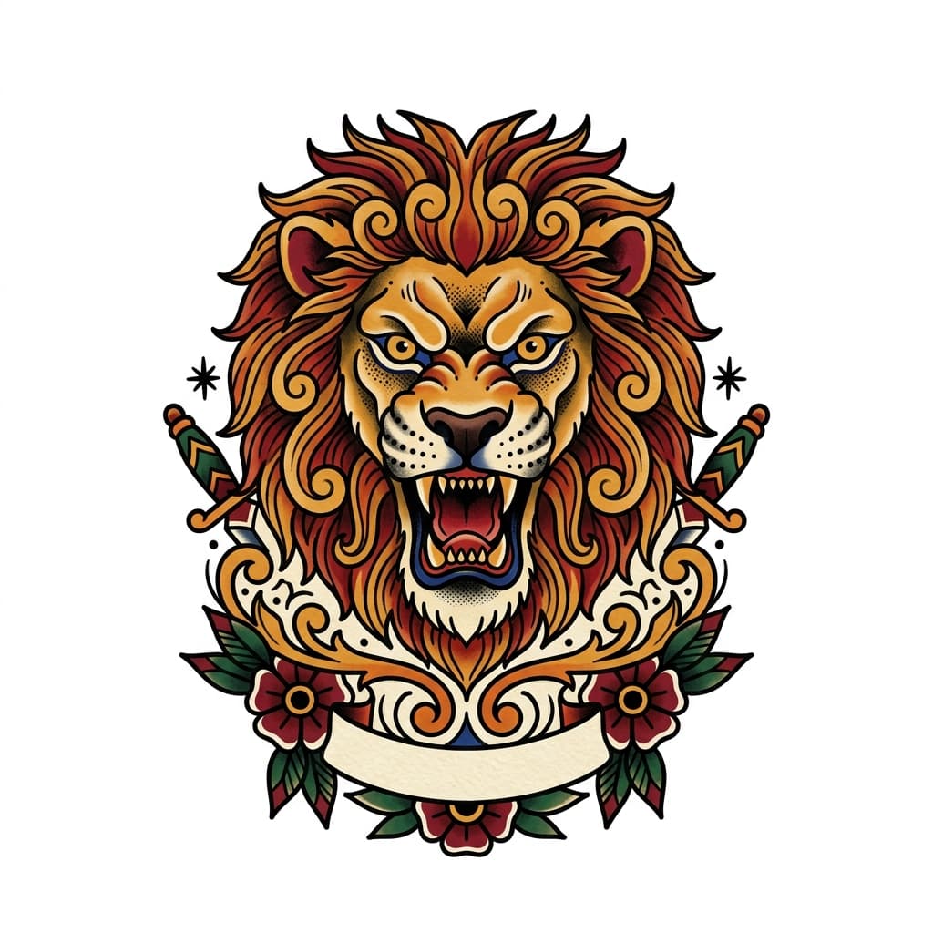 Lion Tattoos tattoo design idea 9