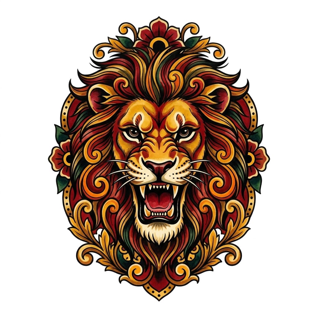 Lion Tattoos tattoo design idea 10