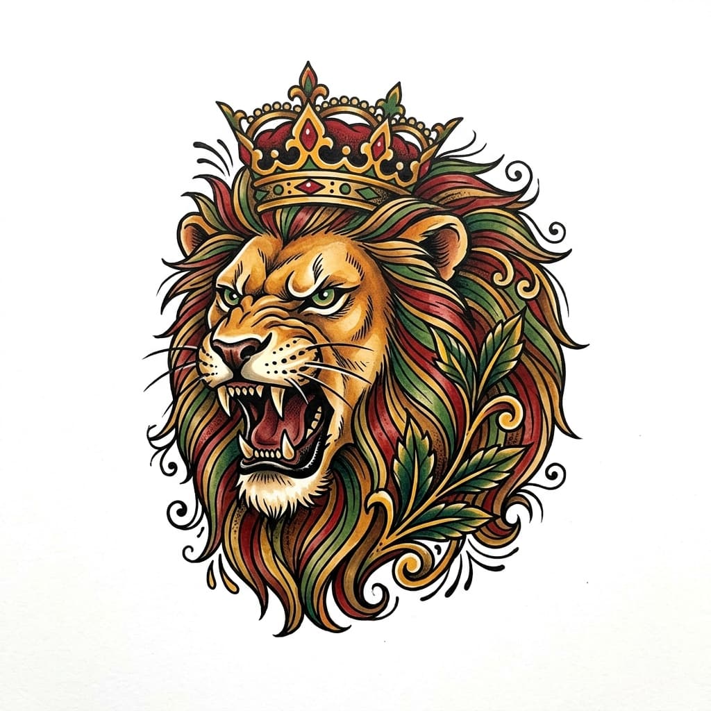 Lion Tattoos tattoo design idea 13