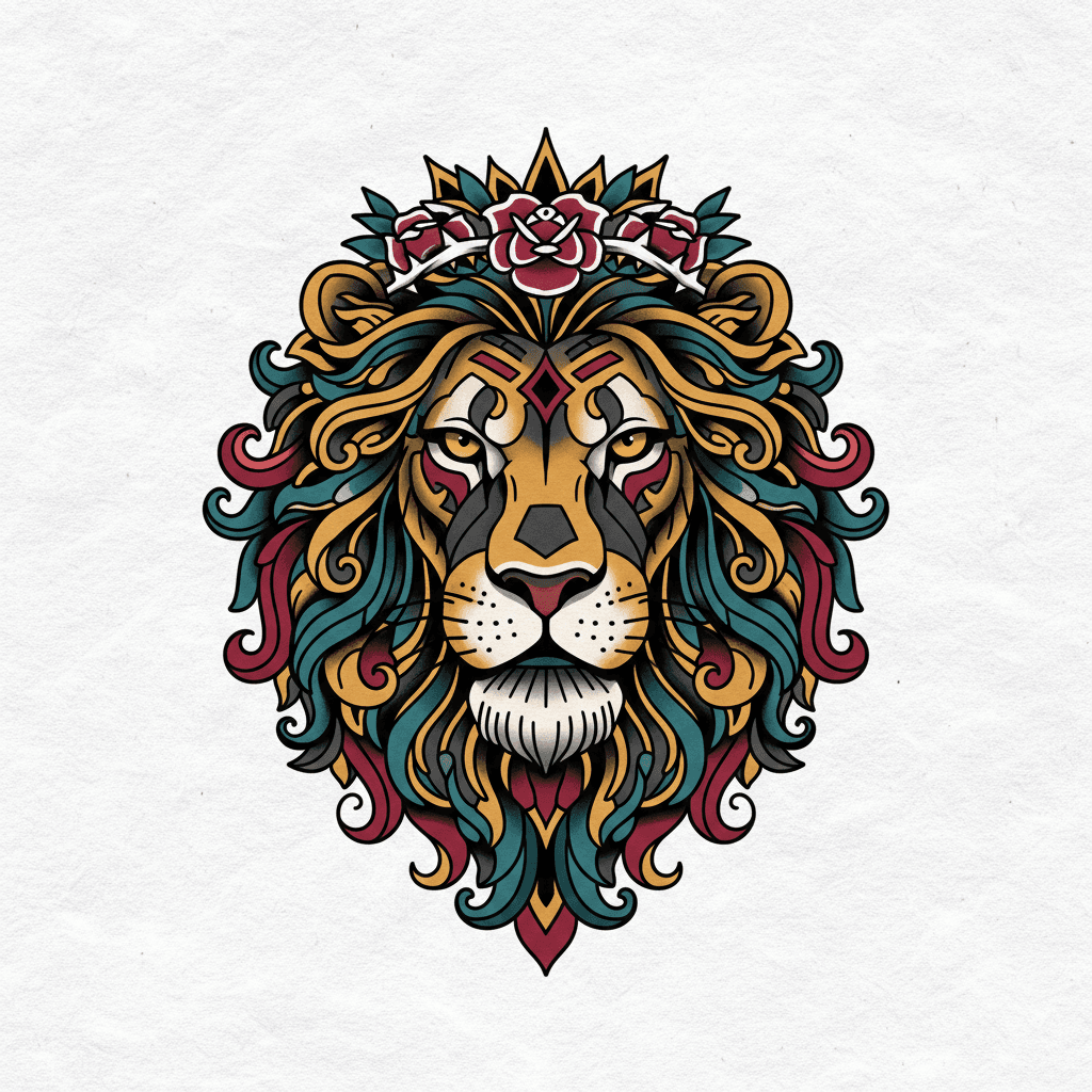 Lion Tattoos tattoo design idea 23