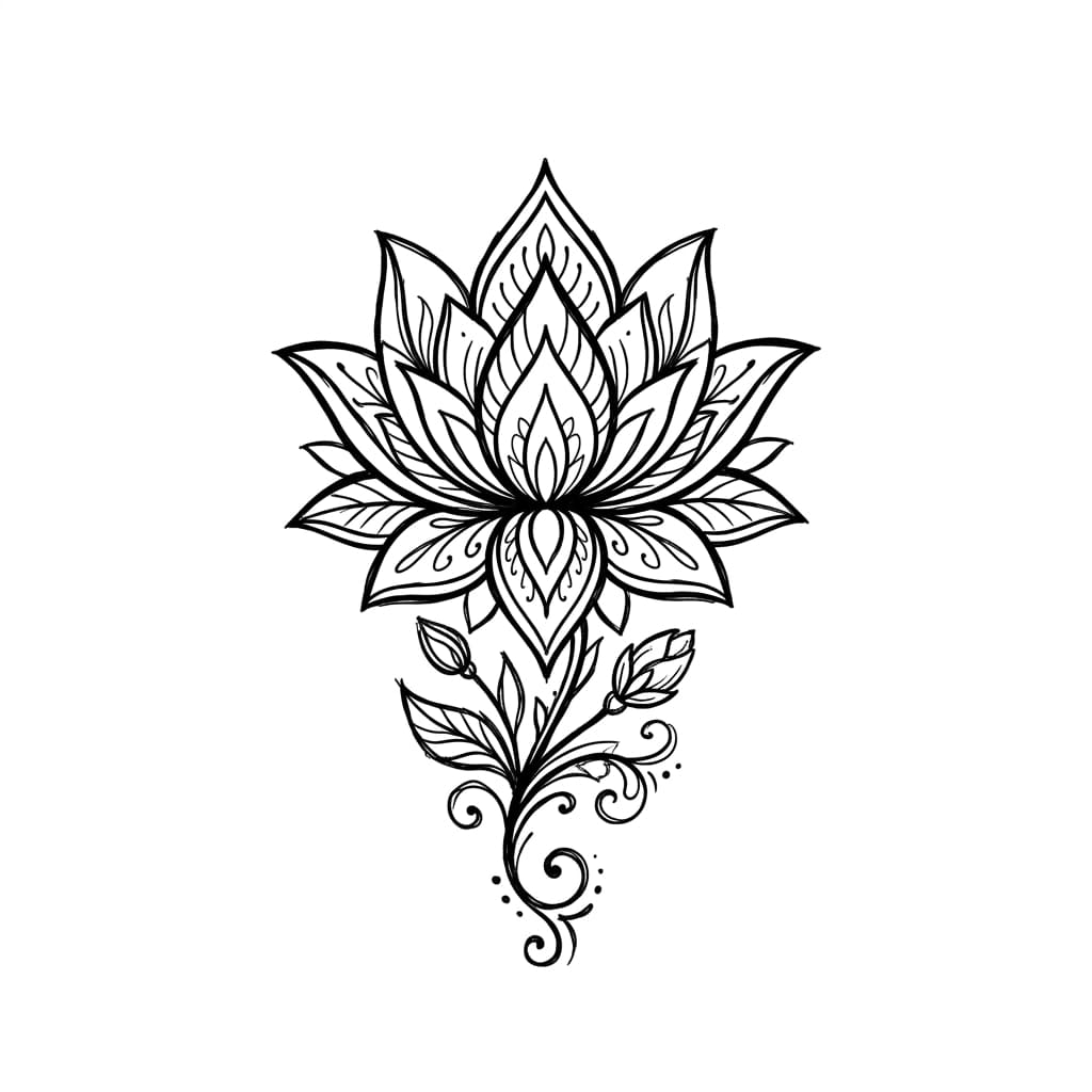 Lotus Tattoos tattoo design idea 2